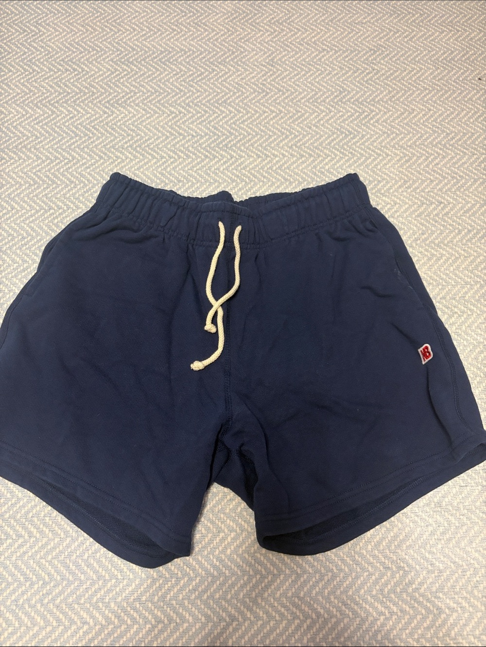 Men’s navy new balance shorts